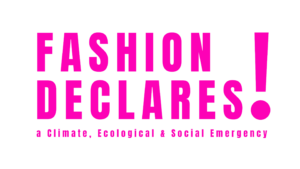 Fashion Declares pink logo