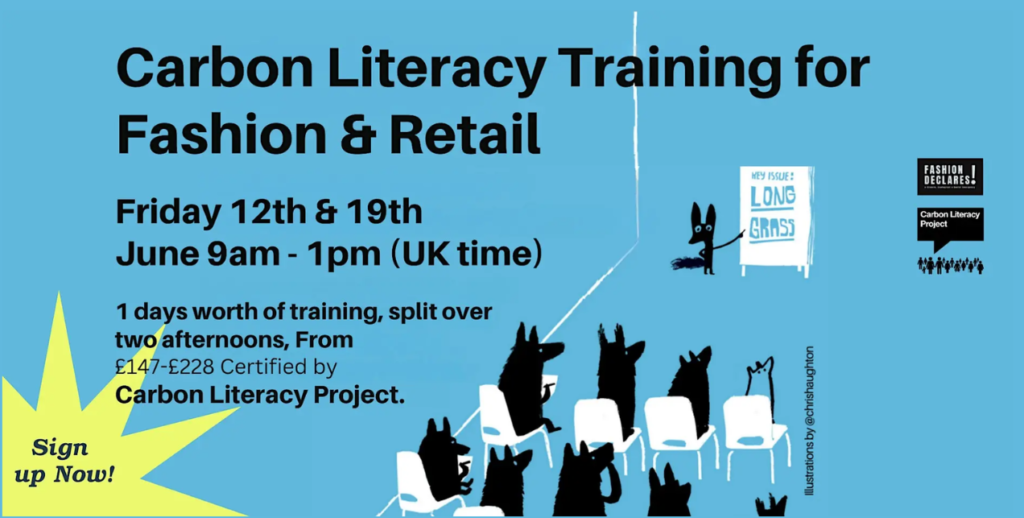 Carbon Literacy Training for Fashion and Retail by FashionDeclares